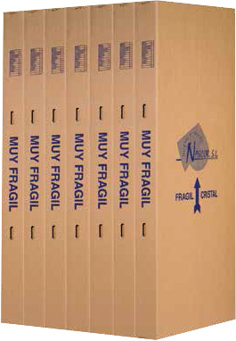 Embalaje, palet de 7 unidades.